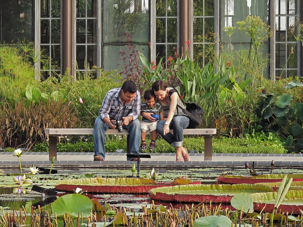 At Longwood Gardens with Raisa and Armando